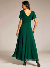 將圖片載入圖庫檢視器，The Armenia Flare Short Sleeves Gown (Available in 3 Colours) - WeddingConfetti