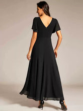 將圖片載入圖庫檢視器，The Orena Flare Short Sleeves Gown (Available in 3 Colours) - WeddingConfetti