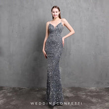 將圖片載入圖庫檢視器，The Feryda Gold/Red/White/Pink/Grey Glitter Sleeveless Dress - WeddingConfetti