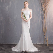 將圖片載入圖庫檢視器，The Renalyda Wedding Bridal Lace Off Shoulder Gown (Available in 2 Styles) - WeddingConfetti