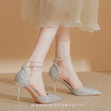 將圖片載入圖庫檢視器，The Hadley Wedding Bridal Heels (Available in 2 Colours) - WeddingConfetti