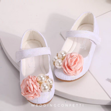 將圖片載入圖庫檢視器，The Melanie Flower Girl Shoes (Available in 4 colours) - WeddingConfetti