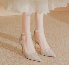 將圖片載入圖庫檢視器，The Hadley Wedding Bridal Heels (Available in 2 Colours) - WeddingConfetti