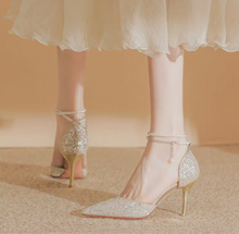 將圖片載入圖庫檢視器，The Hadley Wedding Bridal Heels (Available in 2 Colours) - WeddingConfetti