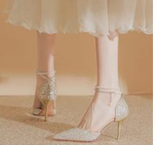 將圖片載入圖庫檢視器，The Hadley Wedding Bridal Heels (Available in 2 Colours) - WeddingConfetti
