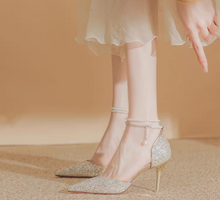 將圖片載入圖庫檢視器，The Hadley Wedding Bridal Heels (Available in 2 Colours) - WeddingConfetti