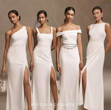 將圖片載入圖庫檢視器，The Rosaelle Satin Bridesmaid Series (Customisable) - WeddingConfetti