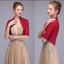 將圖片載入圖庫檢視器，Wedding Bridal Cropped Bolero Jacket - WeddingConfetti