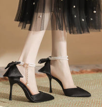 將圖片載入圖庫檢視器，The Hazelle Wedding Bridal Heels (Available in 2 colours) - WeddingConfetti