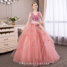 將圖片載入圖庫檢視器，The Madelyn Pink Sleeveless Ball Gown - WeddingConfetti