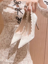 將圖片載入圖庫檢視器，The Fel Wedding Bridal Heels (Available in 3 colours) - WeddingConfetti