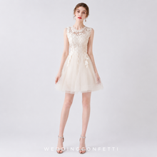 將圖片載入圖庫檢視器，The Louise Short Sleeveless Gown (Available in 5 Colours) - WeddingConfetti