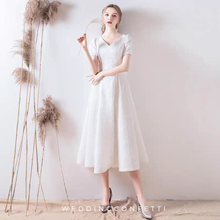 將圖片載入圖庫檢視器，The Lilette Short Sleeve Bohemian Dress - WeddingConfetti