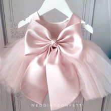 將圖片載入圖庫檢視器，The Kara Pink Flower Girl Dress (Available in 2 colours) - WeddingConfetti
