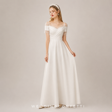 將圖片載入圖庫檢視器，The Lilette Wedding Bridal Off Shoulder Gown - WeddingConfetti