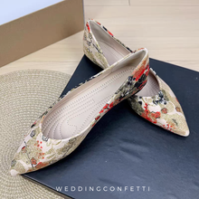 將圖片載入圖庫檢視器，The Chinoise Flats (Available in 5 Colours) - WeddingConfetti