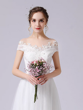 將圖片載入圖庫檢視器，The Rosyth Wedding Bridal Off Shoulder Gown - WeddingConfetti