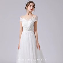 將圖片載入圖庫檢視器，The Rosyth Wedding Bridal Off Shoulder Gown - WeddingConfetti