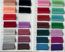 將圖片載入圖庫檢視器，Shiny Satin Colour Chart/Swatch - WeddingConfetti