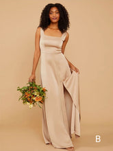 將圖片載入圖庫檢視器，The Bridgette Satin Bridesmaid Series (Customisable) - WeddingConfetti