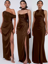 將圖片載入圖庫檢視器，The Pennylia Satin Bridesmaid Series (Customisable) - WeddingConfetti