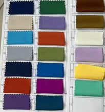 將圖片載入圖庫檢視器，Shiny Satin Colour Chart/Swatch - WeddingConfetti