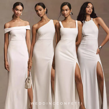 將圖片載入圖庫檢視器，The Rosaelle Satin Bridesmaid Series II (Customisable) - WeddingConfetti