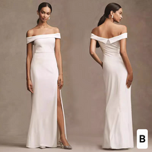 將圖片載入圖庫檢視器，The Rosaelle Satin Bridesmaid Series II (Customisable) - WeddingConfetti