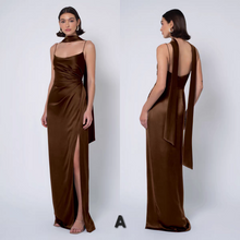 將圖片載入圖庫檢視器，The Pennylia Satin Bridesmaid Series (Customisable) - WeddingConfetti