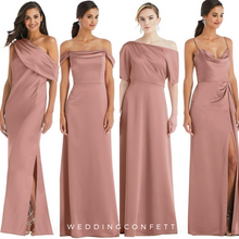 將圖片載入圖庫檢視器，The Luna Bridesmaid Satin Series - WeddingConfetti