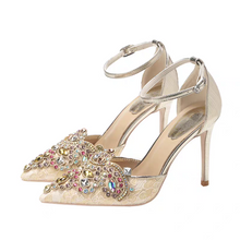 將圖片載入圖庫檢視器，The Kloise Wedding Heels with Beadings (Available in 2 colours) - WeddingConfetti