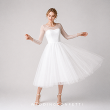 將圖片載入圖庫檢視器，The Lucinda Wedding Bridal Short Gown - WeddingConfetti