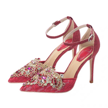 將圖片載入圖庫檢視器，The Kloise Wedding Heels with Beadings (Available in 2 colours) - WeddingConfetti