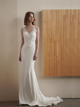 將圖片載入圖庫檢視器，The Millie Wedding Bridal Sleeveless Gown - WeddingConfetti