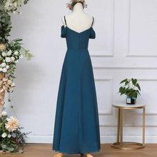 將圖片載入圖庫檢視器，The Meralyn Bridesmaid Chiffon Off Shoulder Dress (Customisable) - WeddingConfetti