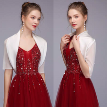 將圖片載入圖庫檢視器，Wedding Bridal Cropped Bolero Jacket - WeddingConfetti