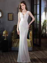 將圖片載入圖庫檢視器，The Loretta White Sleeveless Mermaid Gown - WeddingConfetti