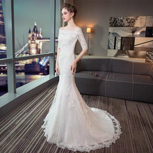 將圖片載入圖庫檢視器，The Renalyda Wedding Bridal Lace Off Shoulder Gown (Available in 2 Styles) - WeddingConfetti