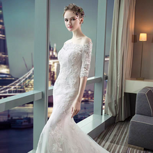 將圖片載入圖庫檢視器，The Renalyda Wedding Bridal Lace Off Shoulder Gown (Available in 2 Styles) - WeddingConfetti