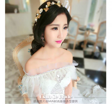 將圖片載入圖庫檢視器，Bridal Hairpiece/Earrings/Clips Set - WeddingConfetti