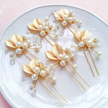 將圖片載入圖庫檢視器，Bridal Hairpiece/Earrings/Clips Set - WeddingConfetti