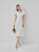 將圖片載入圖庫檢視器，Emmie 婚禮新娘中長裙（提供 2 色選擇）