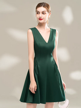 將圖片載入圖庫檢視器，The Sapphire Green Sleeveless Tea Length Dress - WeddingConfetti