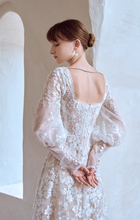 將圖片載入圖庫檢視器，Dorothea 婚紗喇叭袖禮服