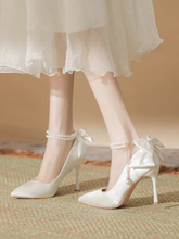 將圖片載入圖庫檢視器，The Herin Wedding Bridal Heels (Available in 2 colours) - WeddingConfetti