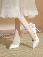 將圖片載入圖庫檢視器，The Herin Wedding Bridal Heels (Available in 2 colours) - WeddingConfetti