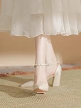 將圖片載入圖庫檢視器，The Heryna Wedding Bridal Heels (Available in 2 colours) - WeddingConfetti
