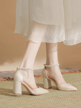 將圖片載入圖庫檢視器，The Heryna Wedding Bridal Heels (Available in 2 colours) - WeddingConfetti