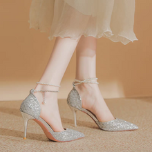 將圖片載入圖庫檢視器，The Hadley Wedding Bridal Heels (Available in 2 Colours) - WeddingConfetti