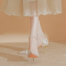 將圖片載入圖庫檢視器，The Hadley Wedding Bridal Heels (Available in 2 Colours) - WeddingConfetti